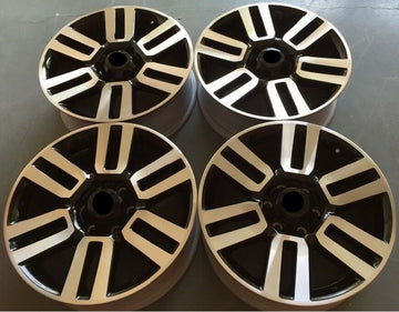 20x7 Black Wheels For Toyota 4 Runner Sequoia Tacoma Tundra 6x139.7 Rims Set 4