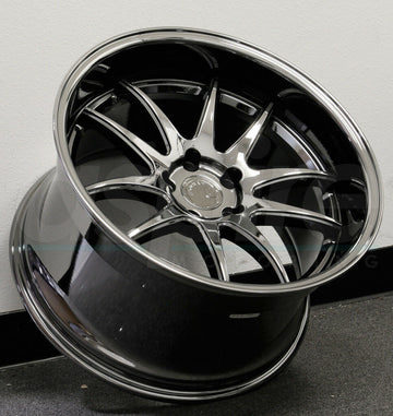 19" DS02 19x9.5 19x11 +22 5x114.3 Black Vacuum Wheels For 350Z 370Z G35 Coupe