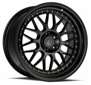 17x8 Black AH02 17" Wheels 4x114/4x100 +35 Fits Accord Prelude Civic Rims Set