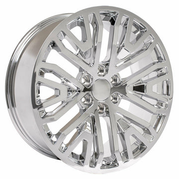 22x9 Chrome Wheels For Chevy Silverado GMC Sierra Tahoe Yukon Savana Rims Set 4