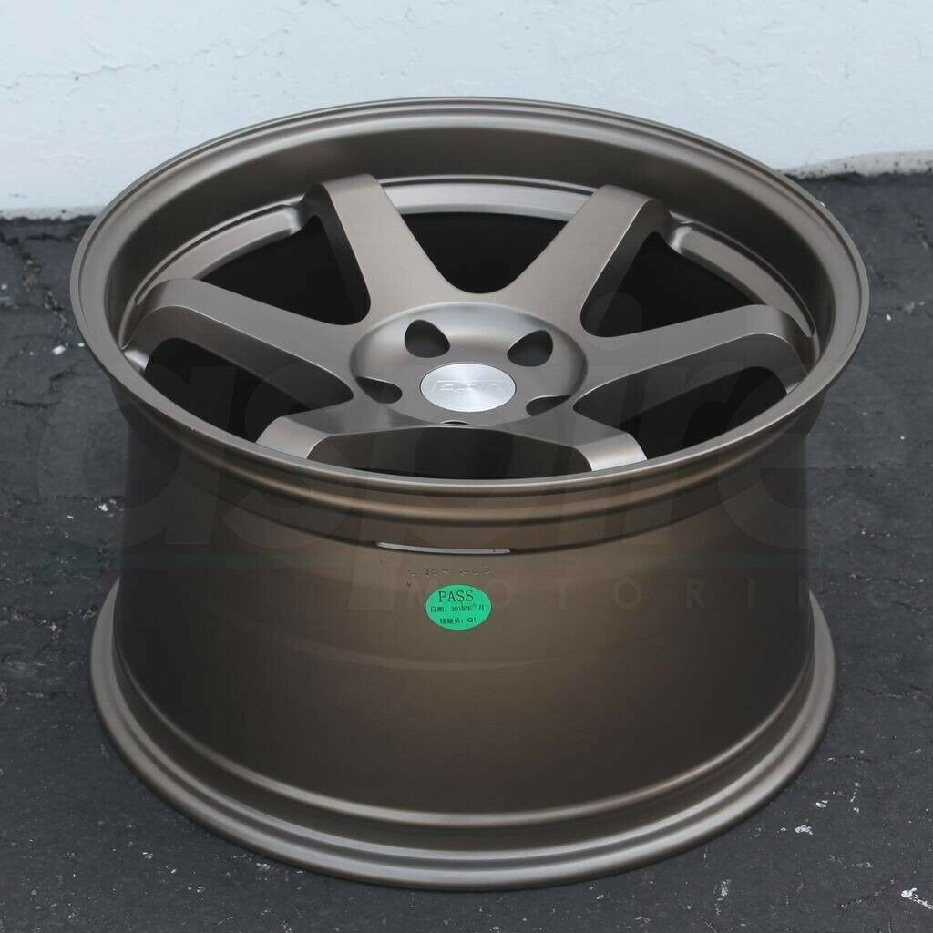 ESR SR07 Matte Bronze 18 Inch Wheels 18x10.5 +22 5x114.3 Rims Set 4 ...