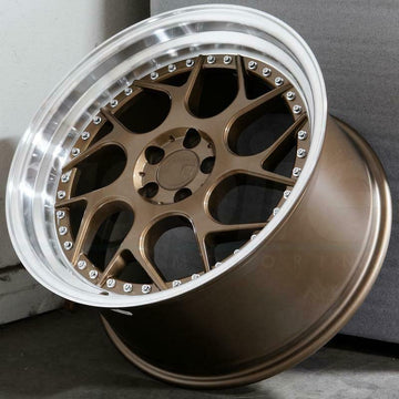 18 Inch Bronze Aodhan DS01 Wheels 18x9.5 5x114.3 +30 Set 4