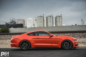 19” Gloss Black 19x10 P51 Wheels Rims for Ford Mustang GT 2015 - Present
