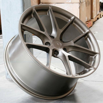 20x9 / 20x10.5 Matte Bronze Wheels Aodhan AFF7 5x114.3 +30 / +35 Set of 4 Rims