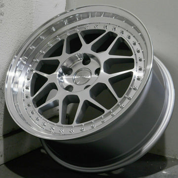18x8.5 MRR GF19 Silver Wheels 5x114.3 +35 Rims 18 Inch Set 4 Fits Accord Civic