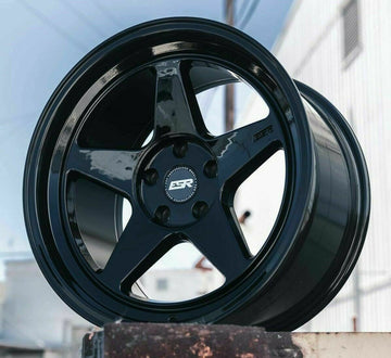 19" ESR CR5 Gloss Black Wheels 19x11.0 +25 5x114.3 Rims Set 4