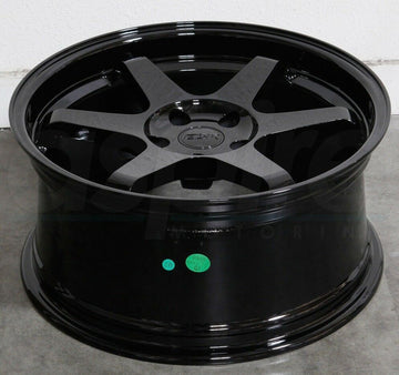 18" ESR SR07 Gloss Black Wheels 18x9.5 +35 5x100 (Rims Set Of 4)