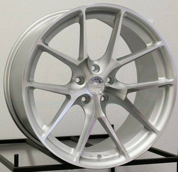 Aodhan AFF7 20" Silver Machined Wheels 20x9 +30 5x114.3 Rims Set 4