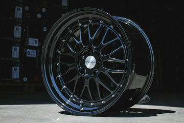 ESR SR05 Gloss Black Wheels 19x9.5 / 19x10.5 +22 5x114.3 19" Rims Set 4