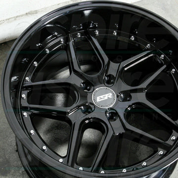 ESR CS15 Wheels 18x10.5 +22 5x120 Gloss Black Deep Dish 18 Inch Rims Set 4