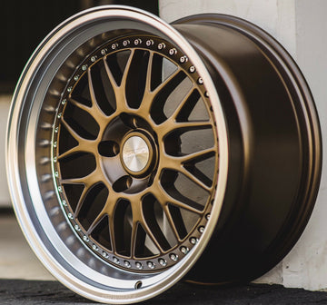 18" ESR SR01 Bronze Wheels 18x8.5 5x100 +30 For Golf Jetta Passat (Rims Set 4)