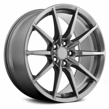 One 19x10 MRR M350 Flow Forge fit Mustang 5x114.3 +40 Gun Metal Wheels
