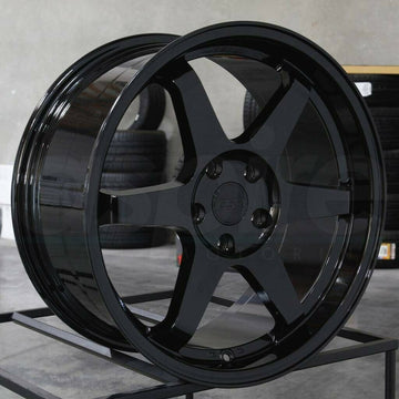 19 ESR SR07 Black Wheels 19x8.5 +30 5x114.3 Rims Set Fits Accord Lexus Maxima