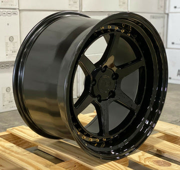 Aodhan DS09 Wheels 19x11 +22 5x114.3 Gloss Black 19 Inch Rims Set 4