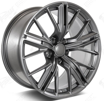 20" Gunmetal Wheels 20x10 +23 / 20x11 +43 Fit Chevrolet Camaro Chevy Set 4