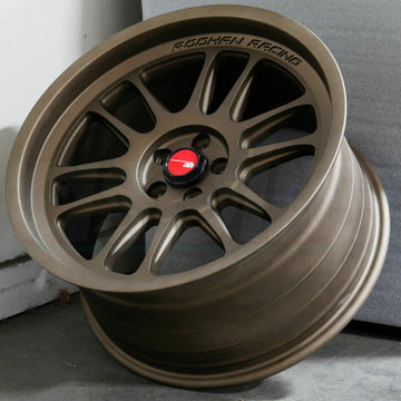 18" Aodhan Ah07 Bronze Wheels 18x9.5 +30 5x100 Rims (Set 4)