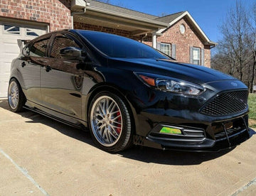 18" MRR GT1 Wheels 18x8.5 5x108 +35 Silver Polished Lip Rims Set For Ford Focus