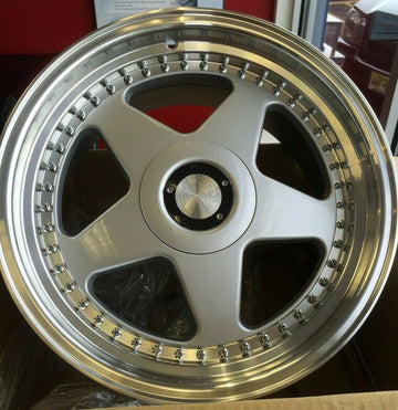 17 Inch Avant Garde M240 Silver 17X8.5 Wheels Fit BMW E30 E36 E38 E39 E60 Set 4