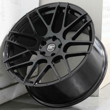 18x9 MRR GF7 Wheels Gloss Black 18" 5x100 Fits Scion FRS BRZ TC Rims Set 4