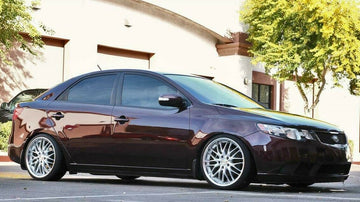 18" MRR GT1 5x114.3 Wheels 18x8.5 +20 / 18x9.5 +24 Silver Machined Lip Rims Set