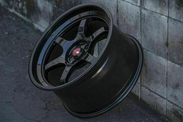 18 Inch Aodhan Ah08 Gloss Black Wheels 18x8.5 +35 5x100 Rims Set 4