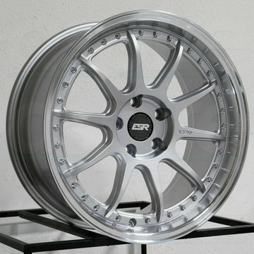 18x8.5 5x114.3 +30 ESR CS12 18" Silver Wheels For Accord Civic Lexus Nissan