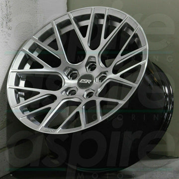 19" ESR RF11 Wheels 19x10.5 +22 5x120 Silver 19 Inch Concave Rims Set 4