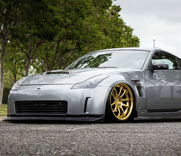 19X9.5/19X11 AodHan DS02 Wheels 5X114.3 +22 Gold Fits 350z 370z G37 19 Inch Set
