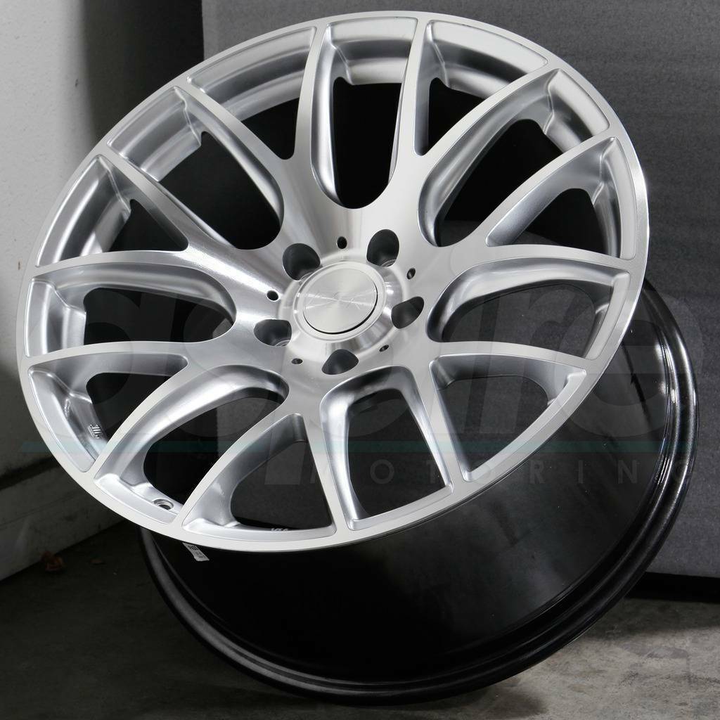 19 ESR SR12 Hyper Silver Wheels 19x9.5 +22 5x114.3 Concave Rims Set 4 ...