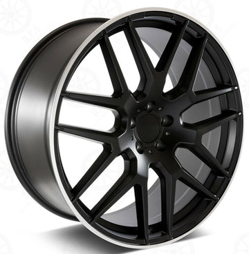 22" Black Wheels Fit Mercedes GLE350 GLE450 2016 & up 22x10 5x112 +50 Rims Set 4