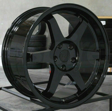 19 Inch ESR SR07 Gloss Black Wheels 19x8.5 +30 / 19x9.5 +35 5x114.3 Rims Set 4