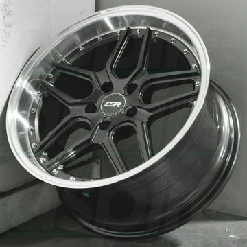 ESR CS15 Wheels 18x8.5 +30 / 18x9.5 +35 5x100 Graphite Deep 18 Inch Rims Set 4