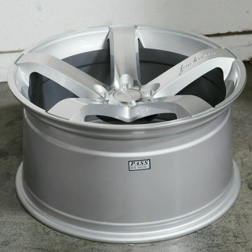20" MRR VP5 Wheels 20x9  / 20x10.5 +20 5x120 Silver Machined Face Rims Set 4