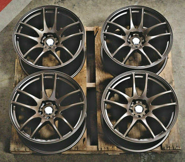 ESR SR08 Bronze Deep Concave Wheels 18x10.5 +22 5x120 Rims 18 Inch Set 4