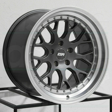 18x8.5 5x100 +30 ESR CS1 18" Graphite Wheels For Corolla Camry Celica TC Golf