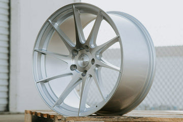 Aodhan AH09 18x9.5 +35 5x100 Silver Directional 18 Inch Wheels Rims Set 4