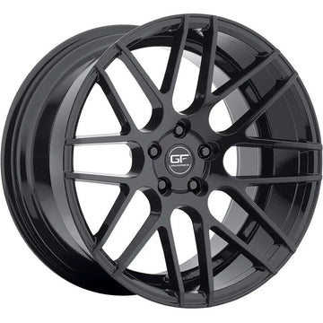 19x8.5 MRR GF7 Gloss Black Wheels 19" 5x120 +20 Ground Force Rims Set of 4