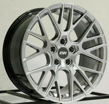 19" ESR RF11 Silver Wheels 19x9.5 +22 5x120 19 Inch Rims Set 4