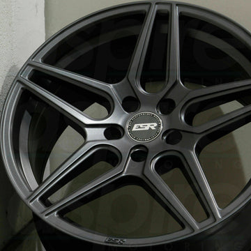 ESR RF15 Gun Metal Graphite Wheels 18x8.5 +30 / 18x9.5 +35 5x120 18 Rims Set 4