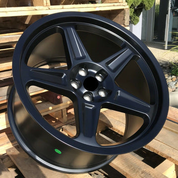 20 Matte Black Demon Style Wheels 20x9.5 / 20x10.5 Fit Dodge Charger Challenger