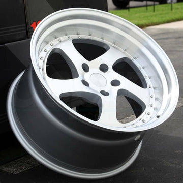18 Inch ESR SR02 Machined 18x9.5 5x100 +22 Wheels Set 4 Rims