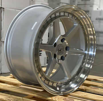 Aodhan DS09 Wheels 19x9.5 +30 5x114.3 Silver Machined Face 19 Inch Rims Set 4