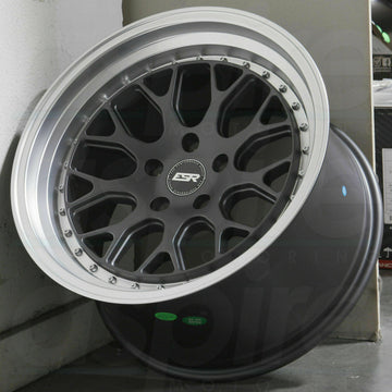 19 Inch ESR CS01 Graphite Wheels 19x8.5 +30 / 19x9.5 +35 5x120 Rims Set 4