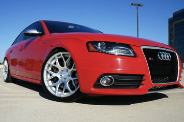 20" Avant Garde M590 Silver Wheels For Audi A4 S4 A5 A6 20X8.5 5x112 Rims Set 4