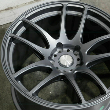 18 Inch ESR SR08 Titanium Wheels 18x8.5 +30 / 18x9.5 +35  5x114.3 Rims Set of 4