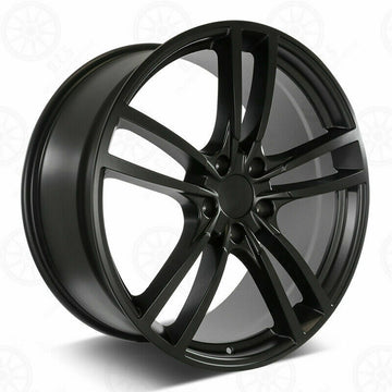 22x10 Wheels Satin Black Fits Porsche Cayenne Audi Q7 5x130 Rims 22 Inch set 4
