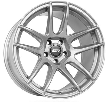 19 Inch ESR CS8 Hyper Silver Wheels 19x9.5 +22 5x114.3 Rims Set 4 19"
