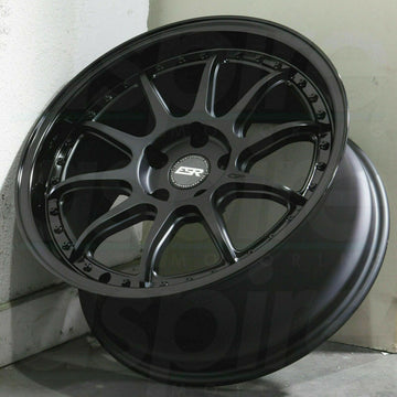 18x8.5 5x114.3 +30 ESR CS12 18" Black Wheels For Accord Civic Lexus Nissan