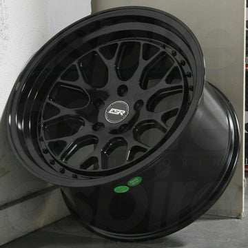 19 Inch ESR CS01 Gloss Black Wheels 19x8.5 +30 / 19x10.5 +22 5x120 Rims Set 4
