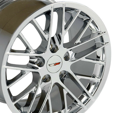 17" Wheels Fits Camaro Firebird Corvette 17x9.5 5x120.65 Chrome Rims Set of (4)
